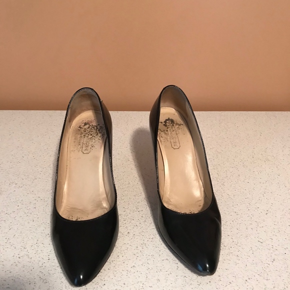 Black Coach Pumps - Picture 3 of 5